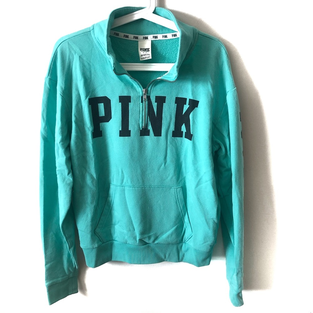 Victoria’s Secret Pink | Turquoise Half Zip